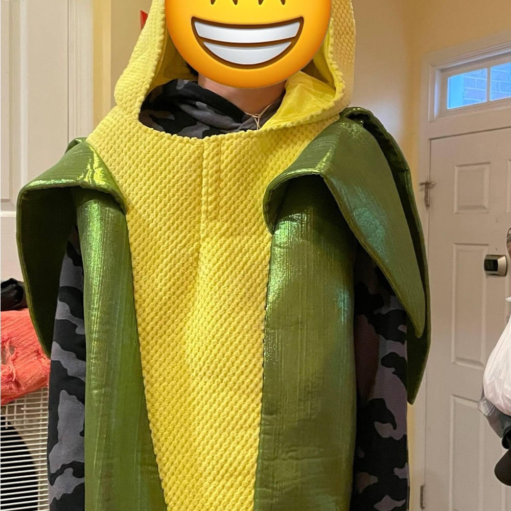 Green and Yellow Corn Costume